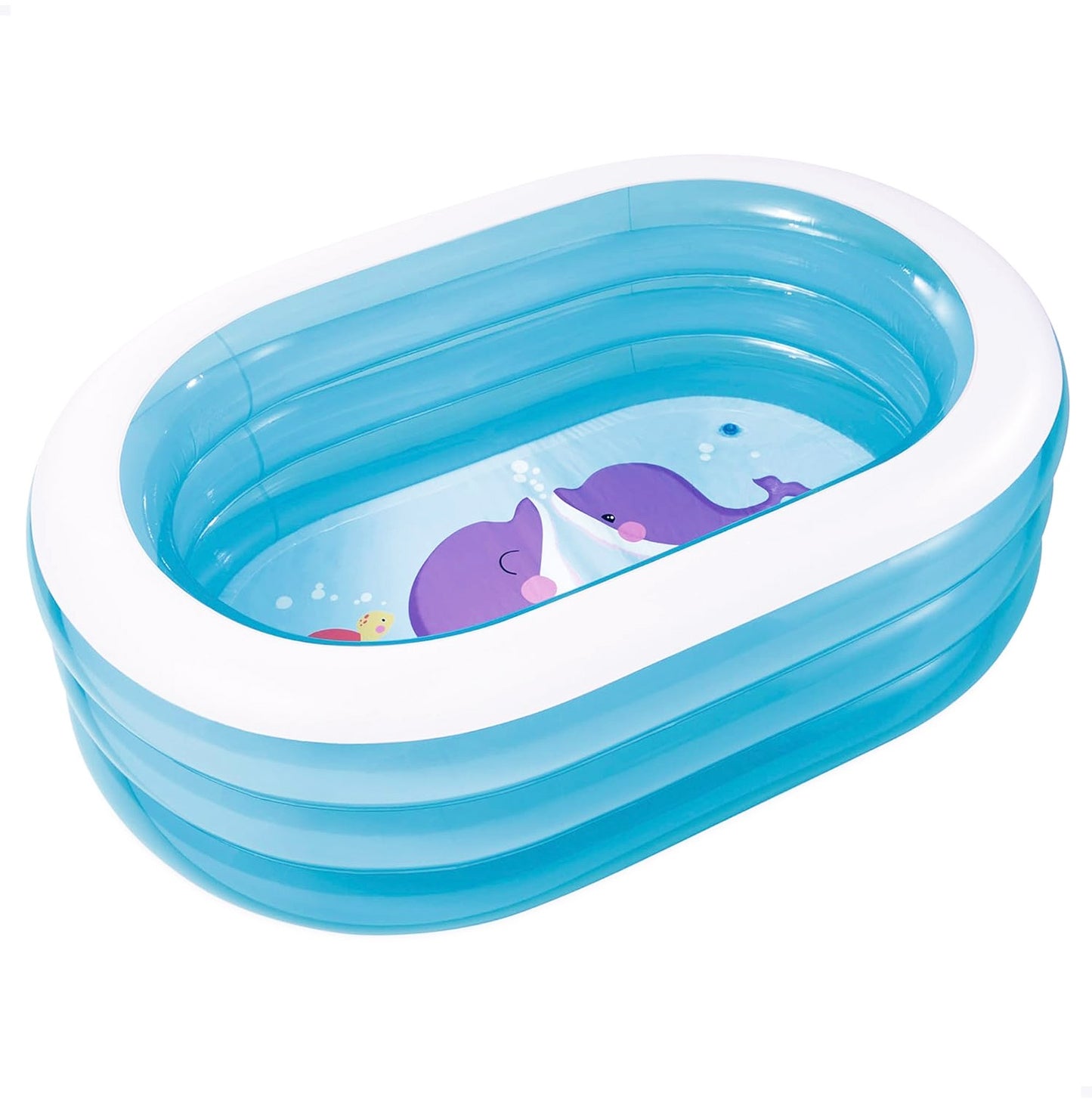 Inflatable oval paddling pool for children 163x109x46 cm INTEX 57482