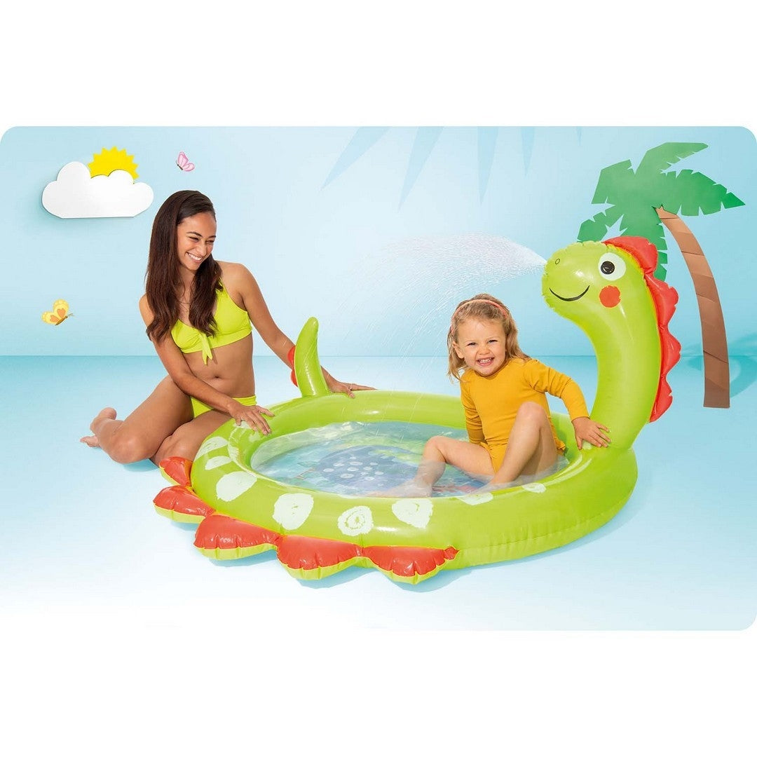 Inflatable paddling pool Dinosaur 119 x 109 x 66 cm Intex 58437