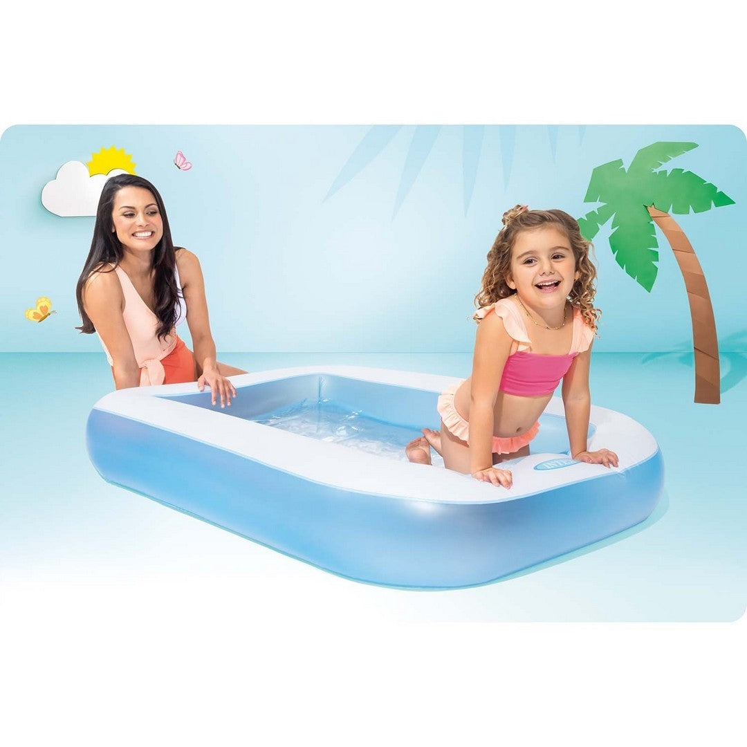 Inflatable paddling pool for a toddler 166 x 100 x 28 cm INTEX 57403