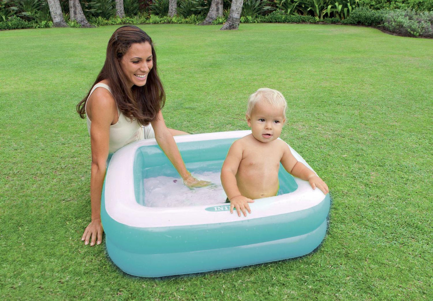 Inflatable paddling pool for children 57100 Blue - INTEX