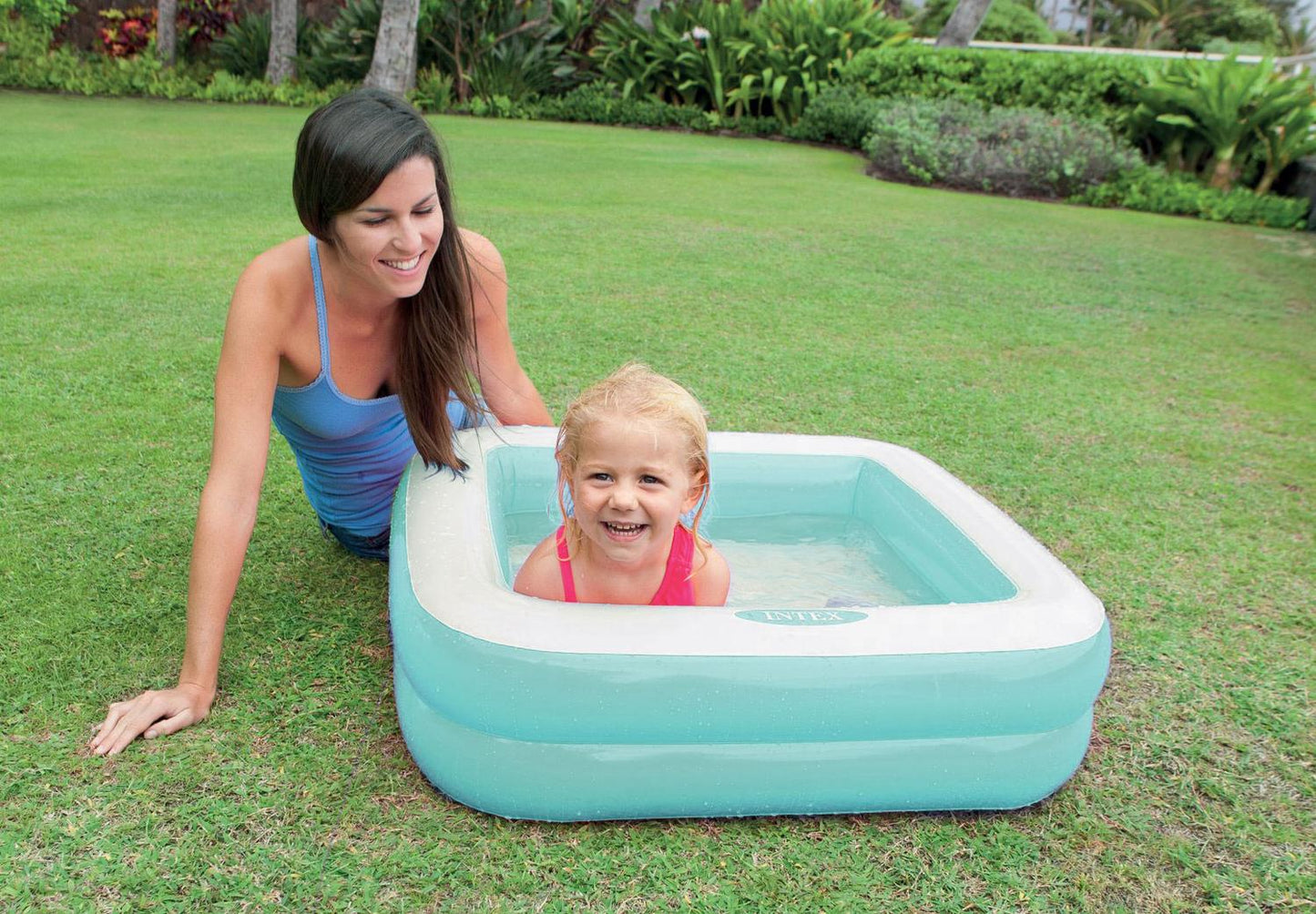 Inflatable paddling pool for children 57100 Blue - INTEX
