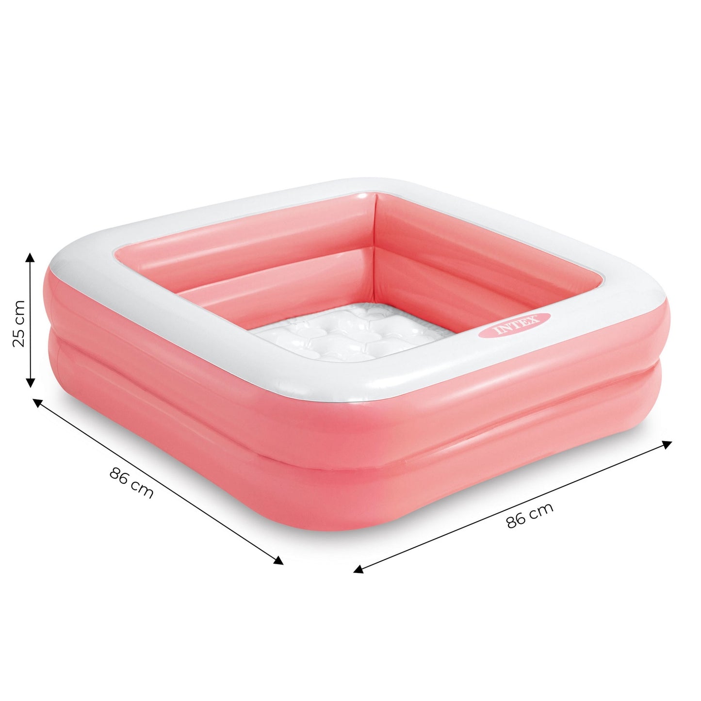 Inflatable paddling pool for children 57100 Light Pink - INTEX