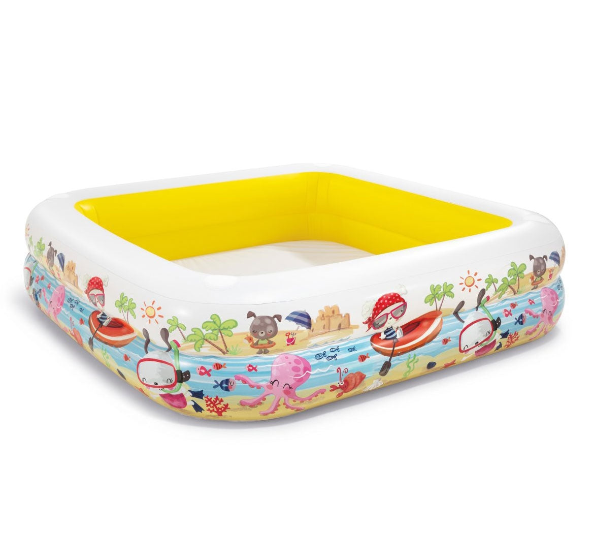 Inflatable paddling pool with a roof for children INTEX 57470