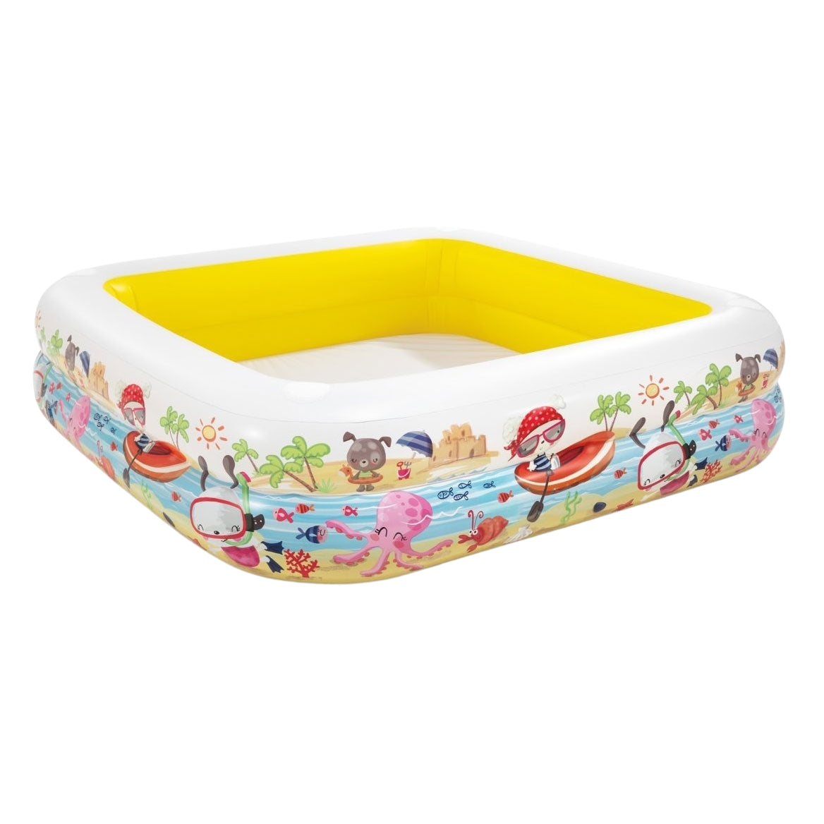 Inflatable paddling pool with a roof for children INTEX 57470