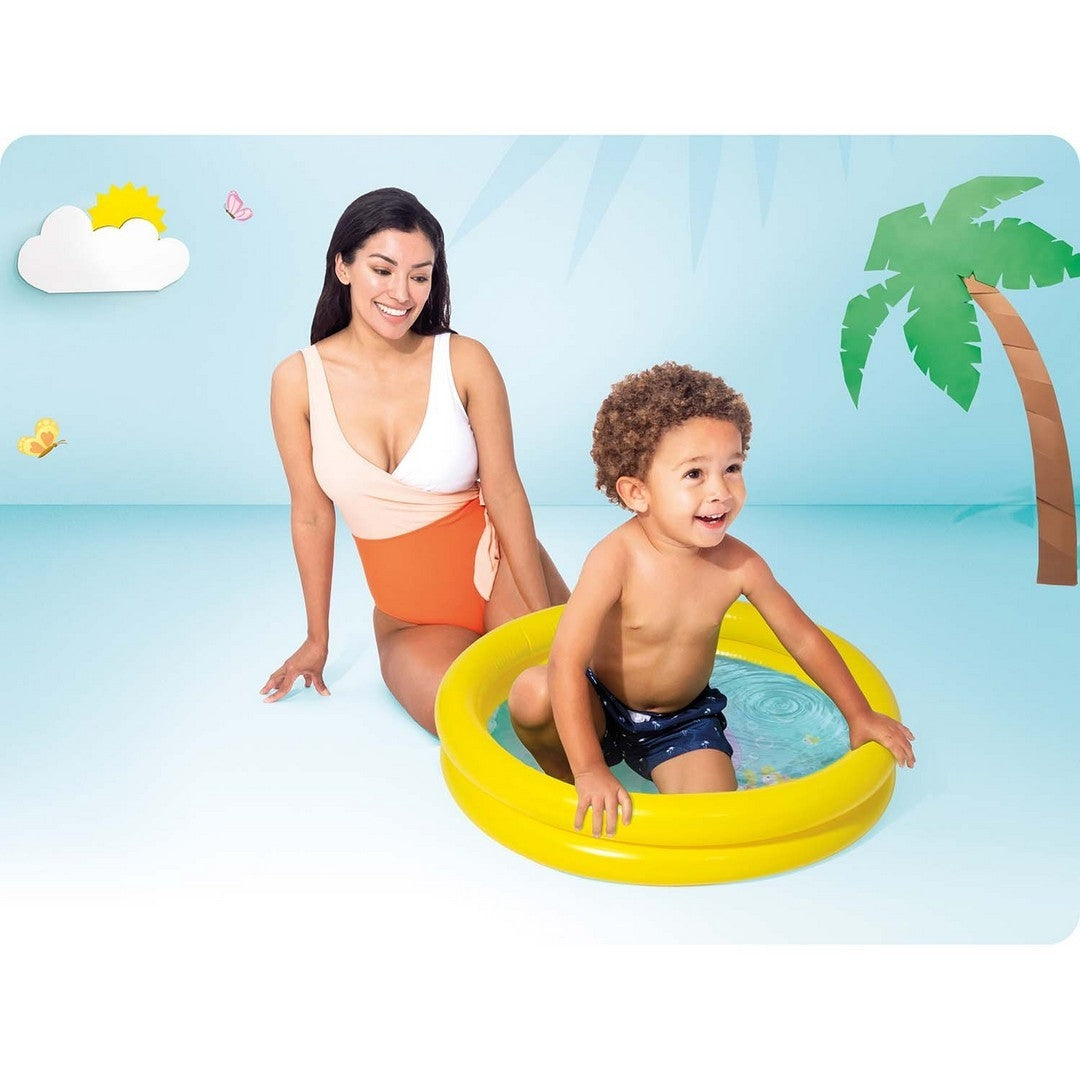 Inflatable paddling pool with a whale 61 x 15 cm Intex 59409
