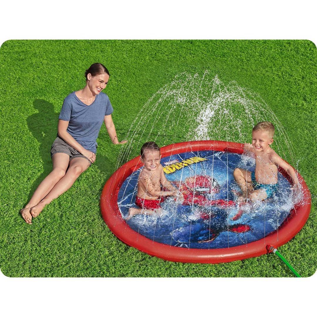 Inflatable paddling pool with fountain Spider-Man 165 cm Bestway 98792