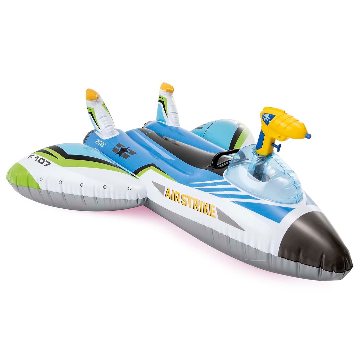 Inflatable plane with a red INTEX 57536 cannon