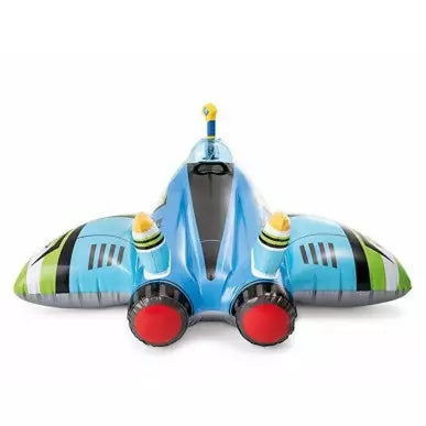 Inflatable plane with a water gun, green INTEX 57536