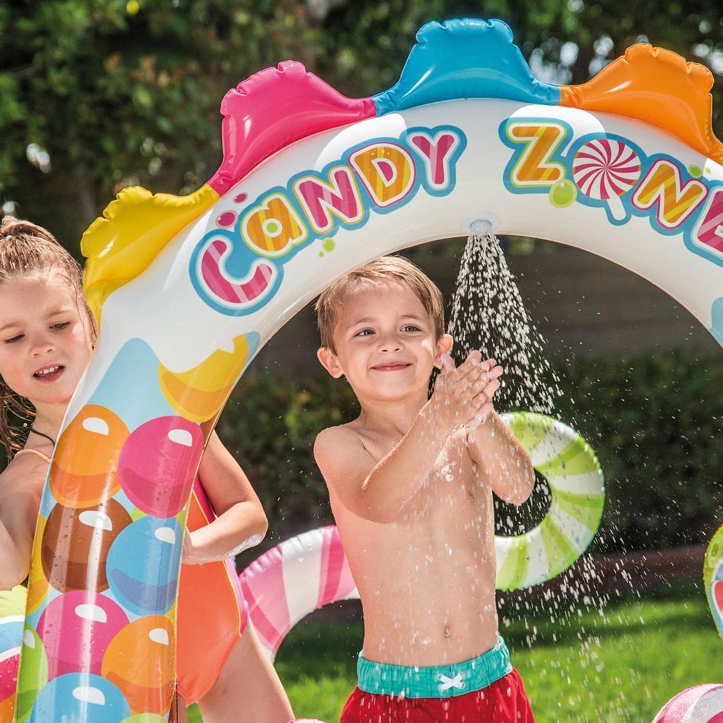 Inflatable playground Candy 295 x 191 x 130 cm INTEX 57149