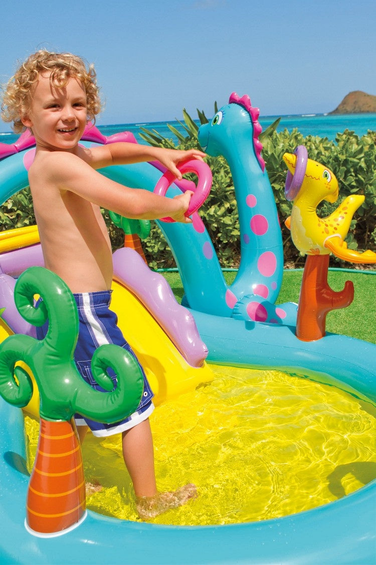 Inflatable playground Dinosaurs 333 x 229 x 112 cm INTEX 57135