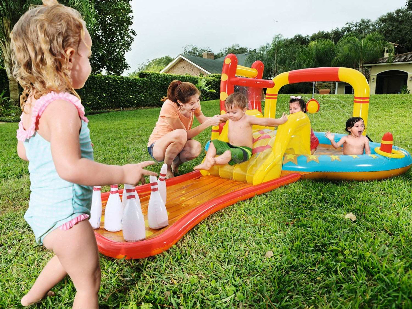Inflatable playground Night Camp 435 x 213 x 117 cm Bestway 53068