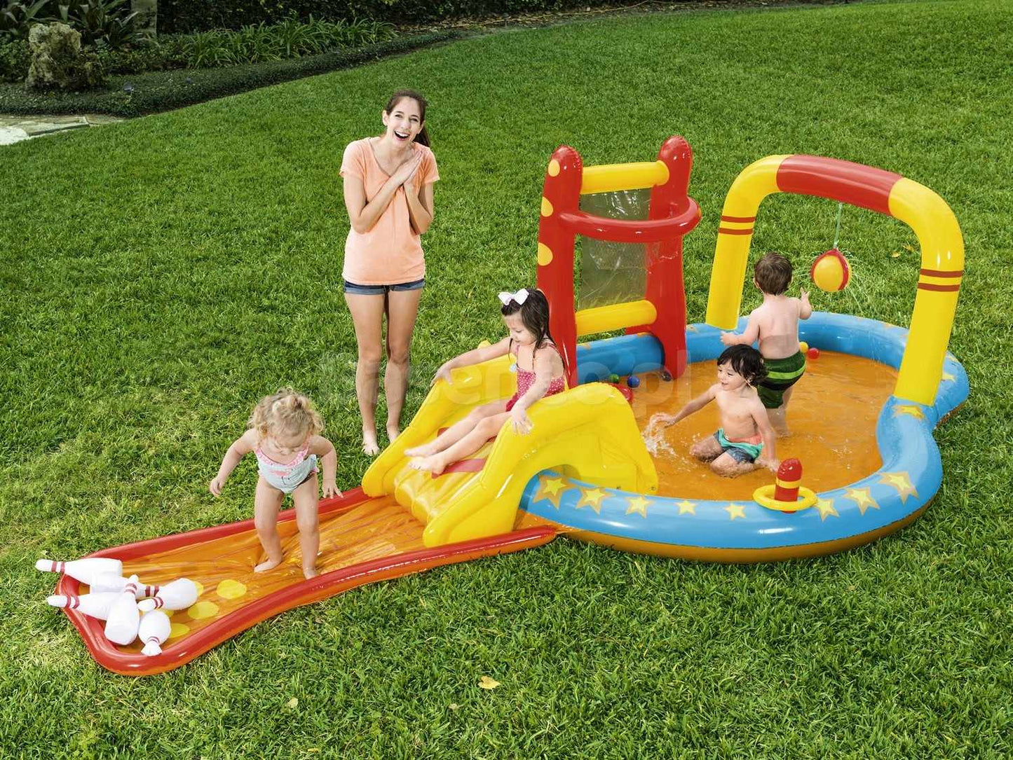 Inflatable playground Night Camp 435 x 213 x 117 cm Bestway 53068