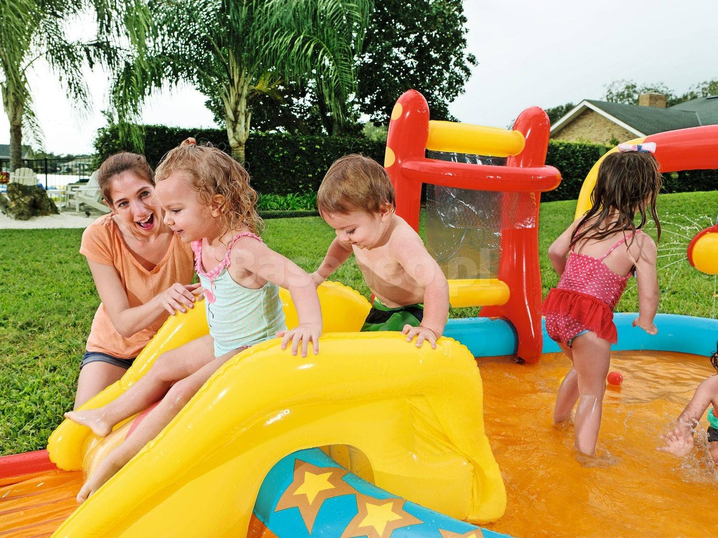 Inflatable playground Night Camp 435 x 213 x 117 cm Bestway 53068