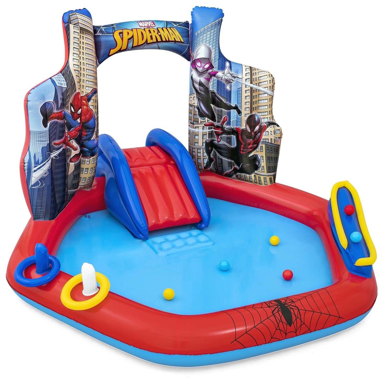 Inflatable playground Spider-Man 211 x 206 x 127 cm Bestway 98793