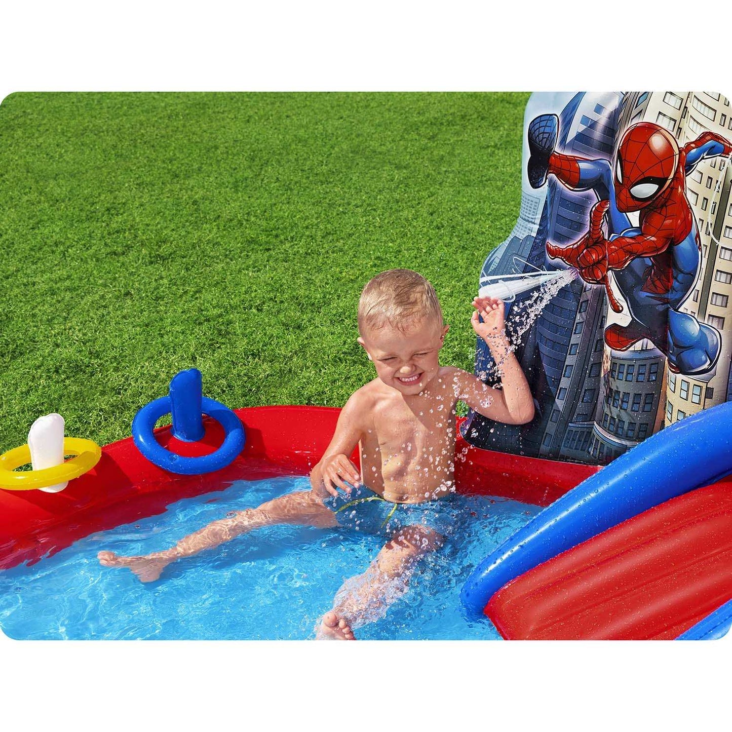 Inflatable playground Spider-Man 211 x 206 x 127 cm Bestway 98793