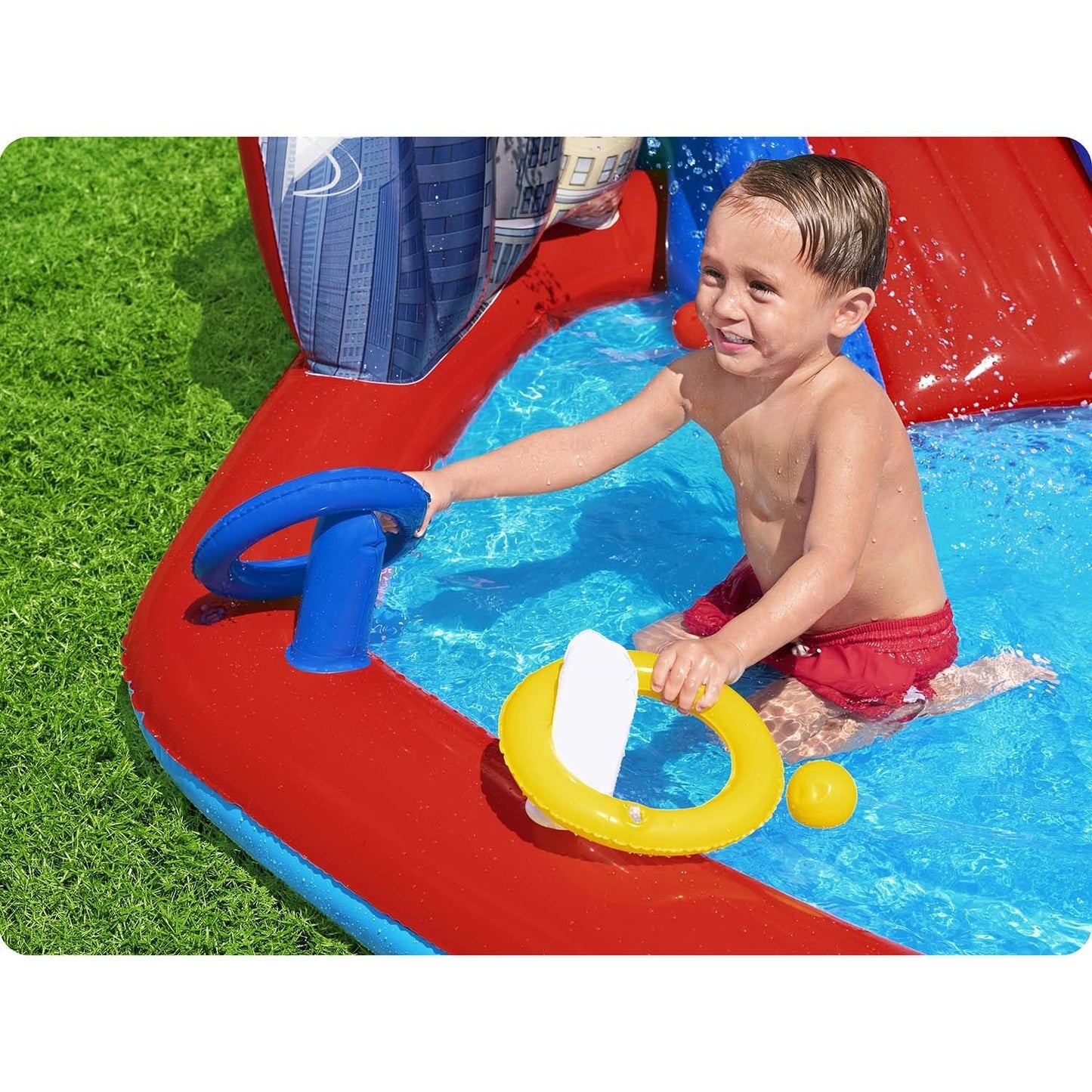 Inflatable playground Spider-Man 211 x 206 x 127 cm Bestway 98793