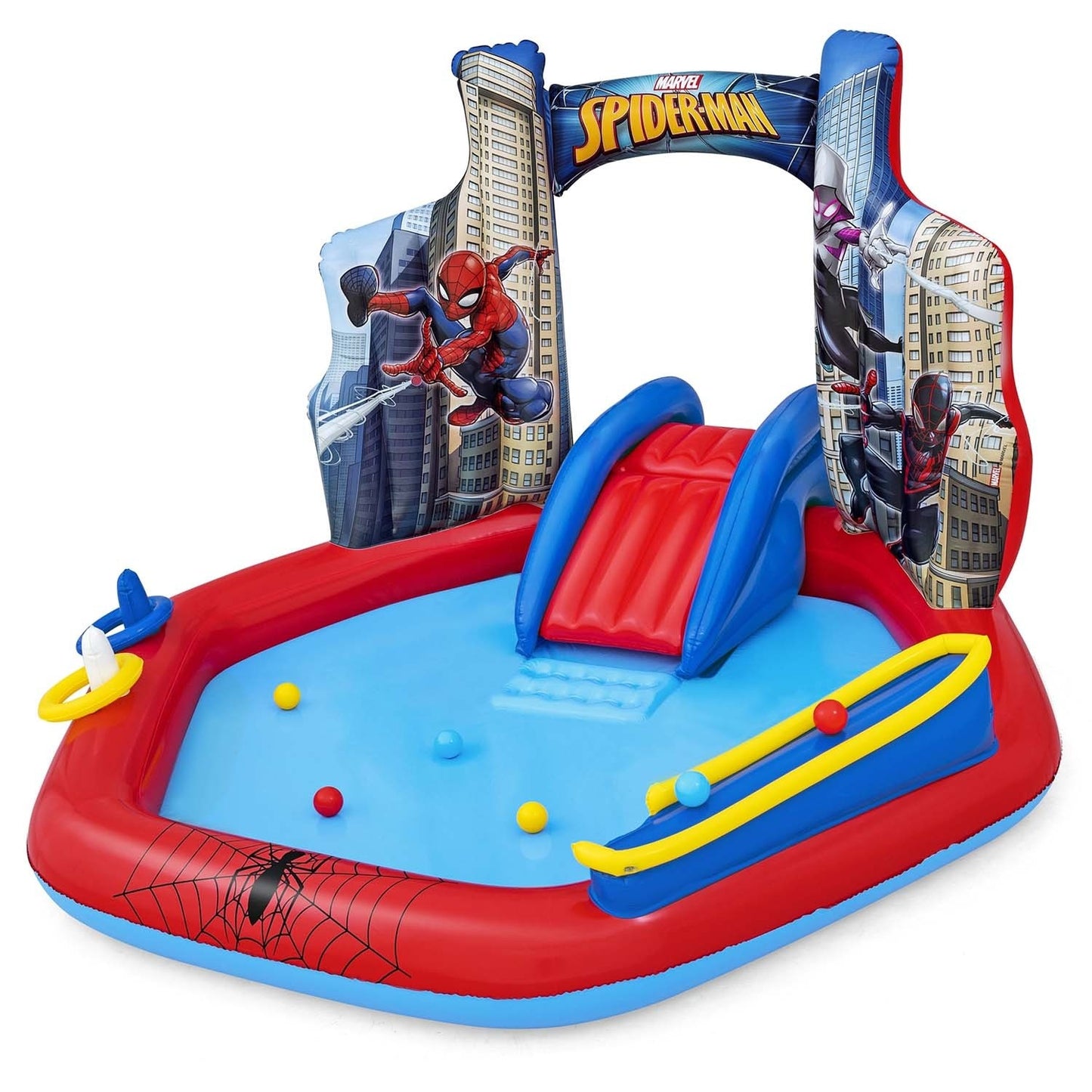 Inflatable playground Spider-Man 211 x 206 x 127 cm Bestway 98793