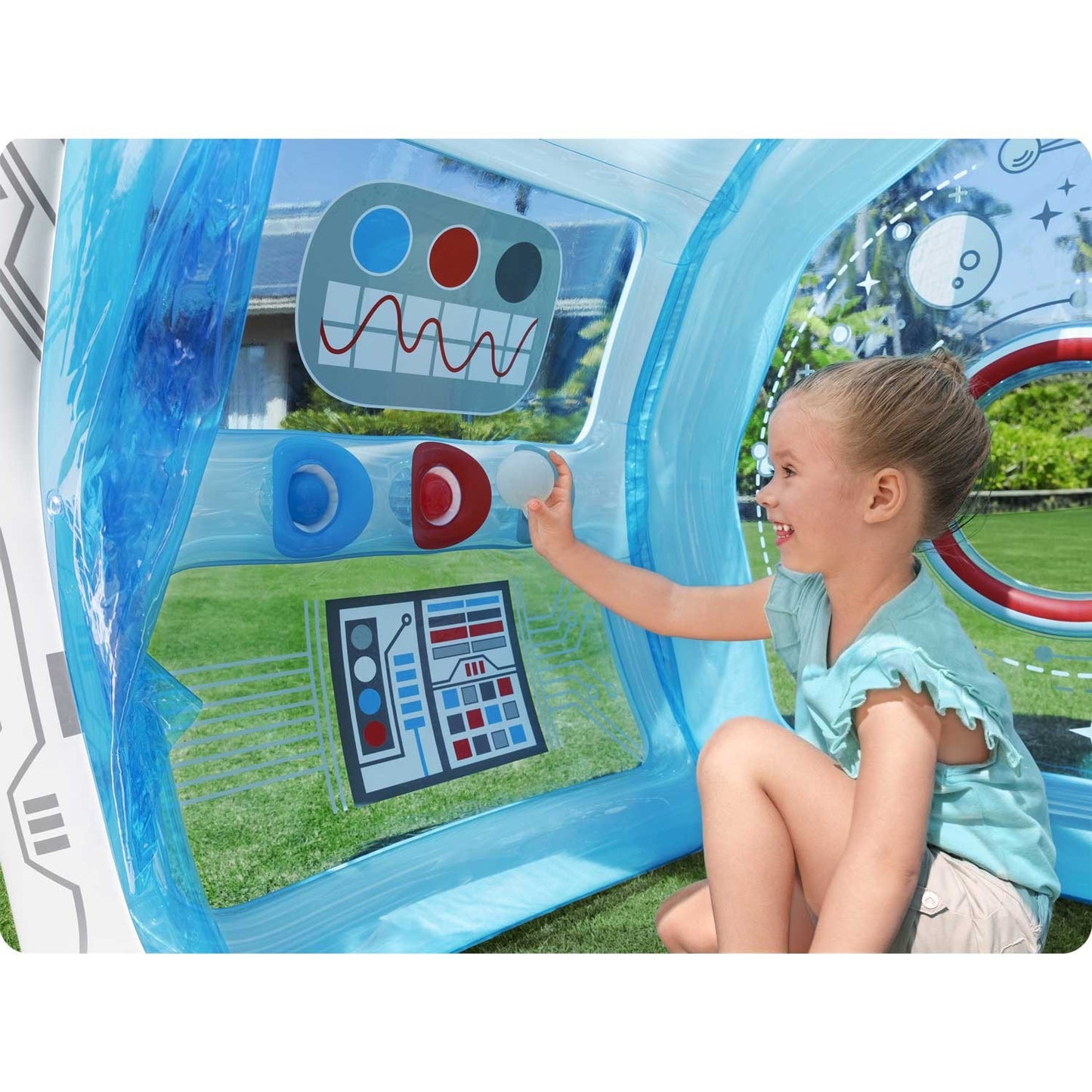 Inflatable playground space station Bestway 52632