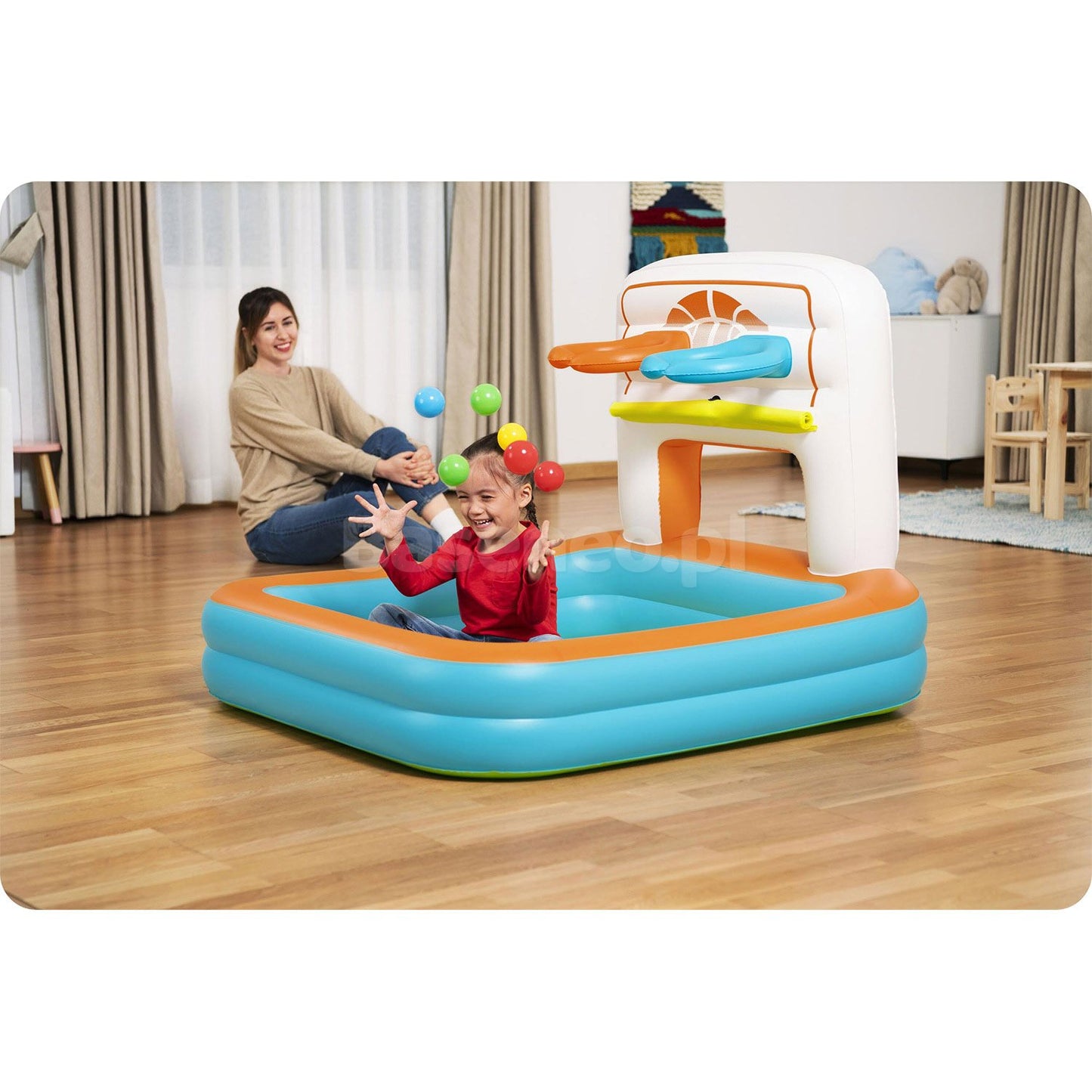 Inflatable playground with balls 120 x 107 x 84 cm Bestway 52728
