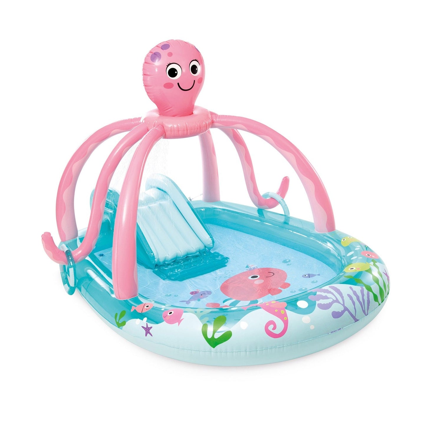 Inflatable playground with cheerful octopus INTEX 56138