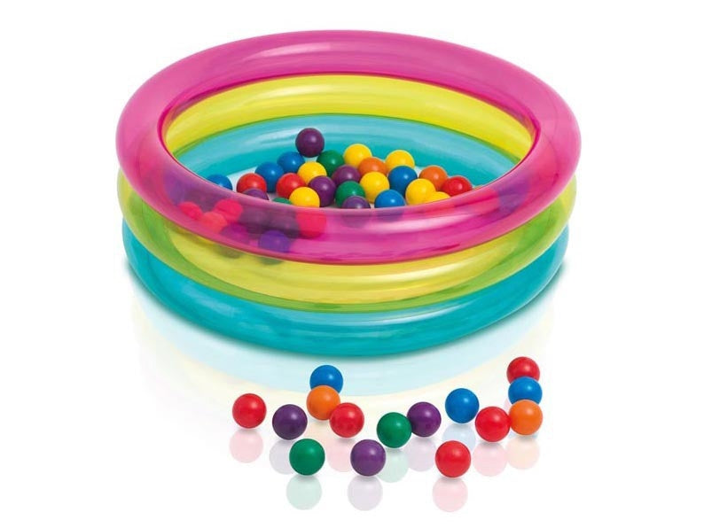 Inflatable playpen with balls 86 x 25 cm INTEX 48674