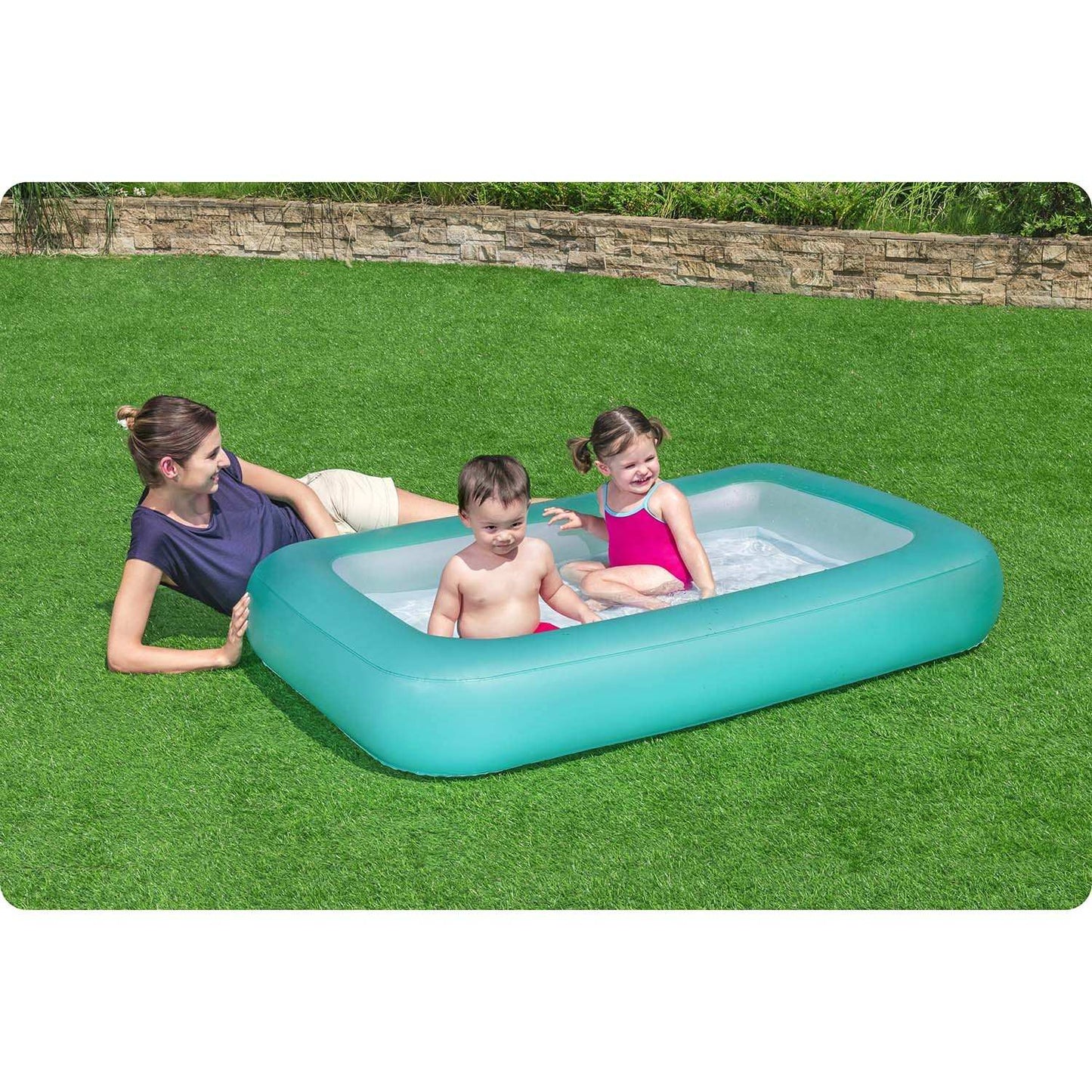 Inflatable pool 165 x 104 x 25 cm 2 colors Bestway 51115 blue
