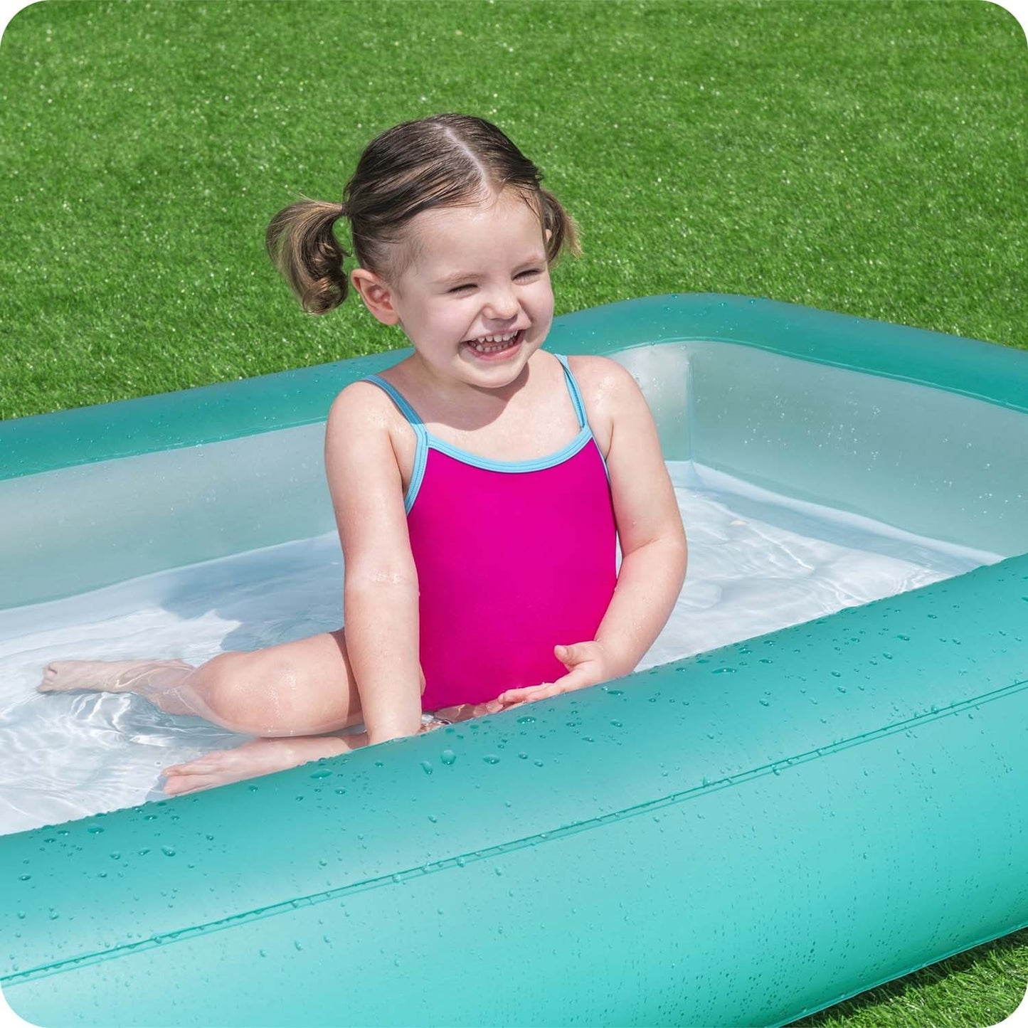Inflatable pool 165 x 104 x 25 cm 2 colors Bestway 51115 blue