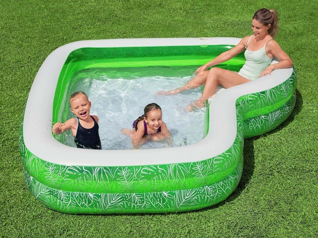 Inflatable pool 231 x 231 x 51 cm green Bestway 54336