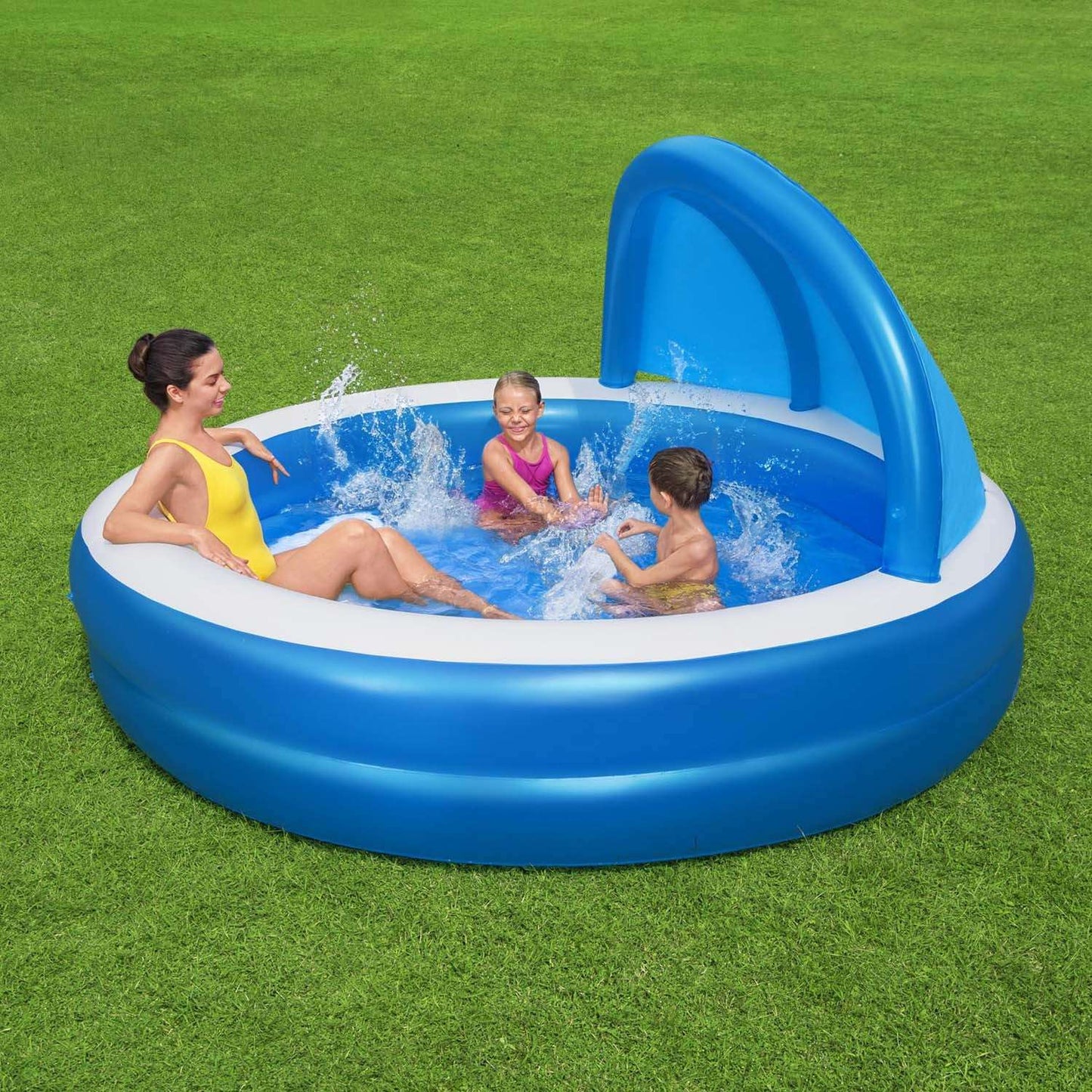 Inflatable pool 241 x 241 x 140 cm blue Bestway 54337