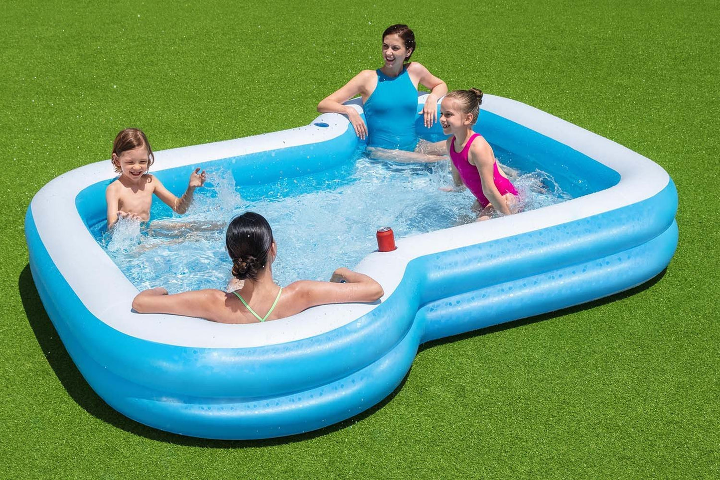 Inflatable pool 305 x 274 x 46 cm blue Bestway 54321