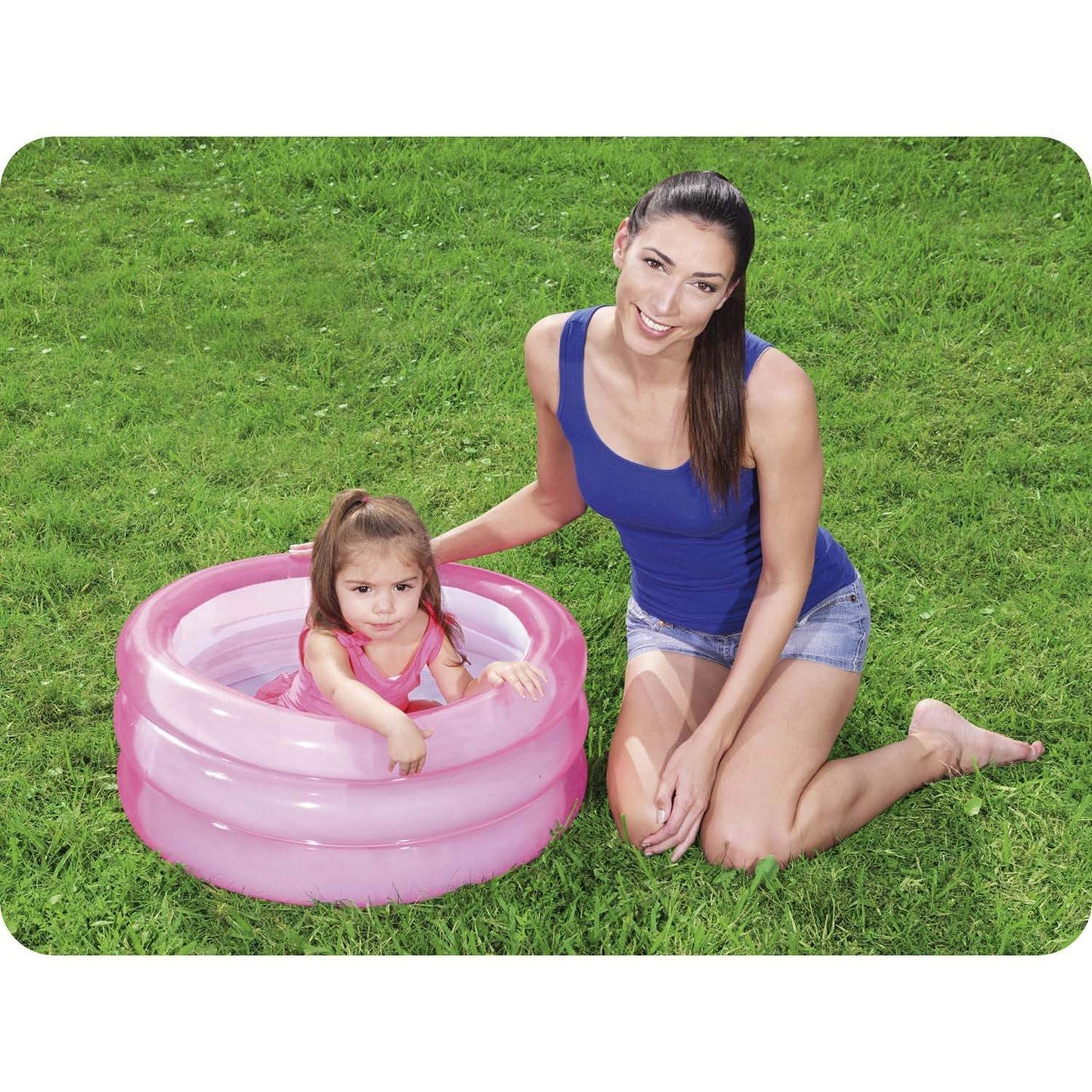 Inflatable pool 70x30cm Bestway 51033 pink