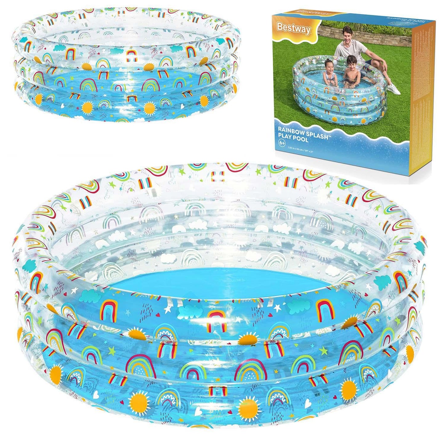 Inflatable pool Fruit 150 x 53 cm Bestway 51045