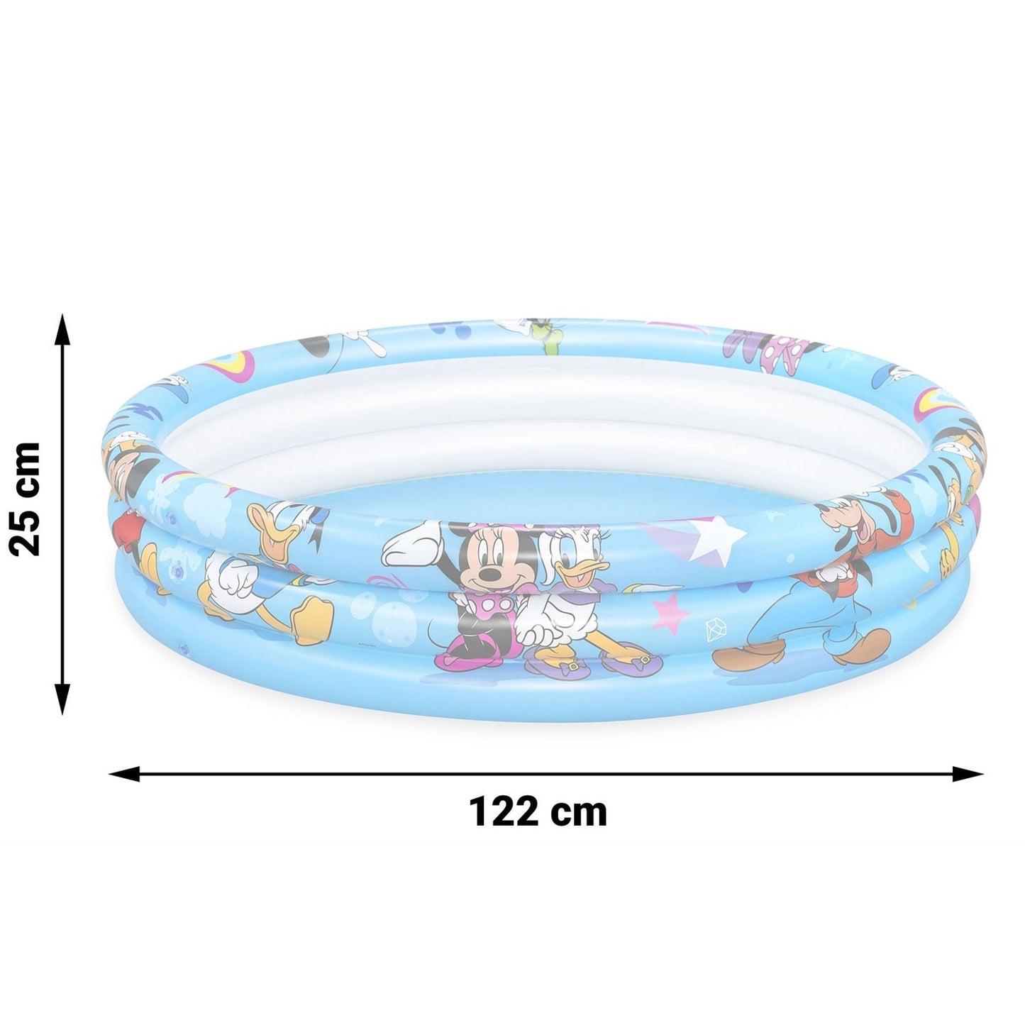 Inflatable pool Mickey and Friends 122 x 25 cm Bestway 91007