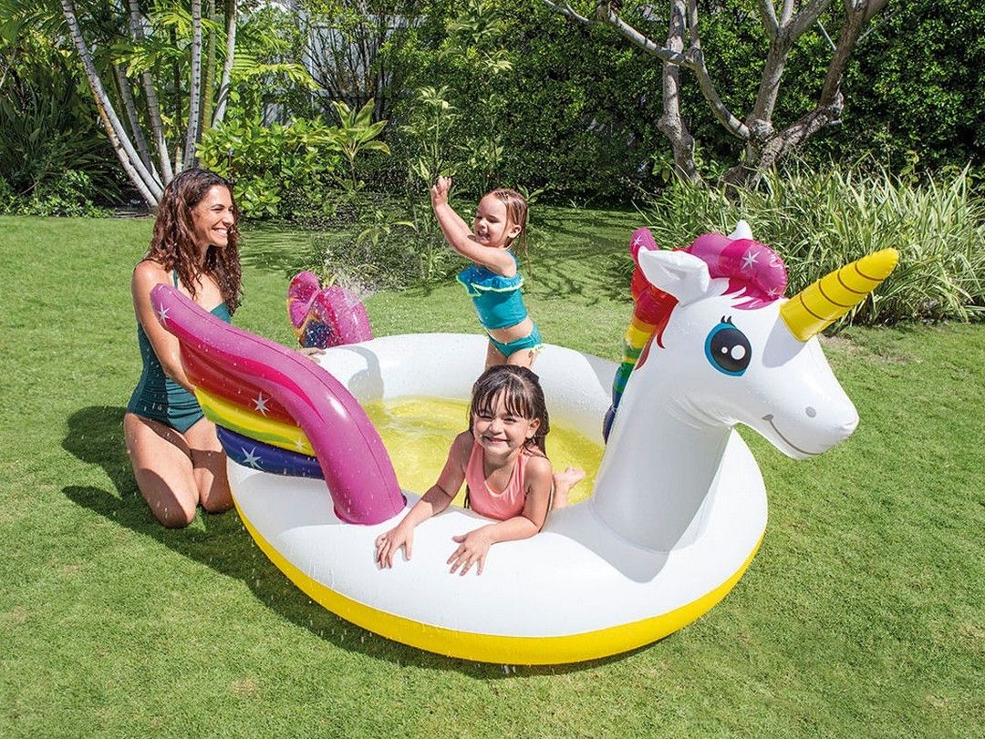 Inflatable pool Unicorn 272 x 193 x 104 cm INTEX 57441
