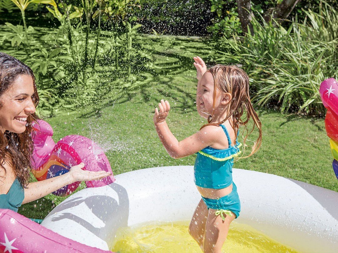 Inflatable pool Unicorn 272 x 193 x 104 cm INTEX 57441