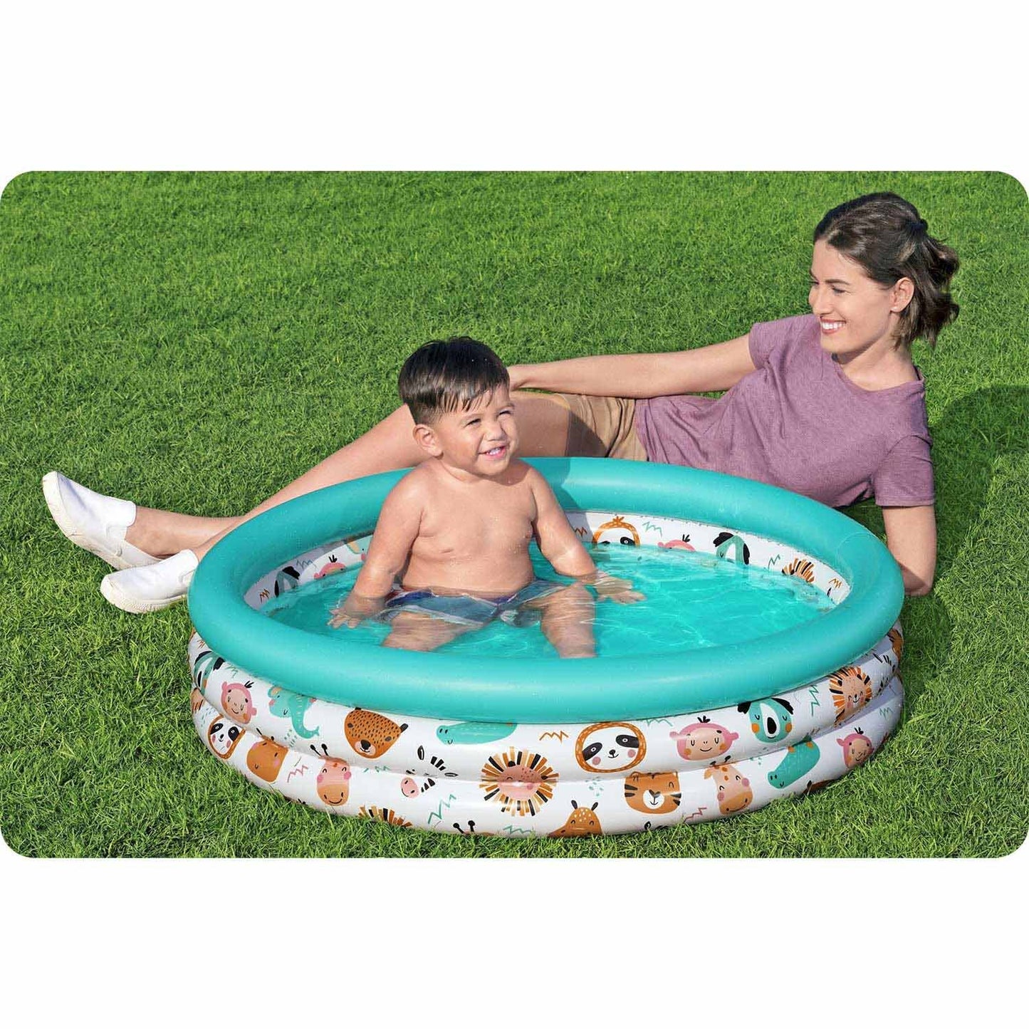 Inflatable pool for children 102x25 cm Bestway 51008N