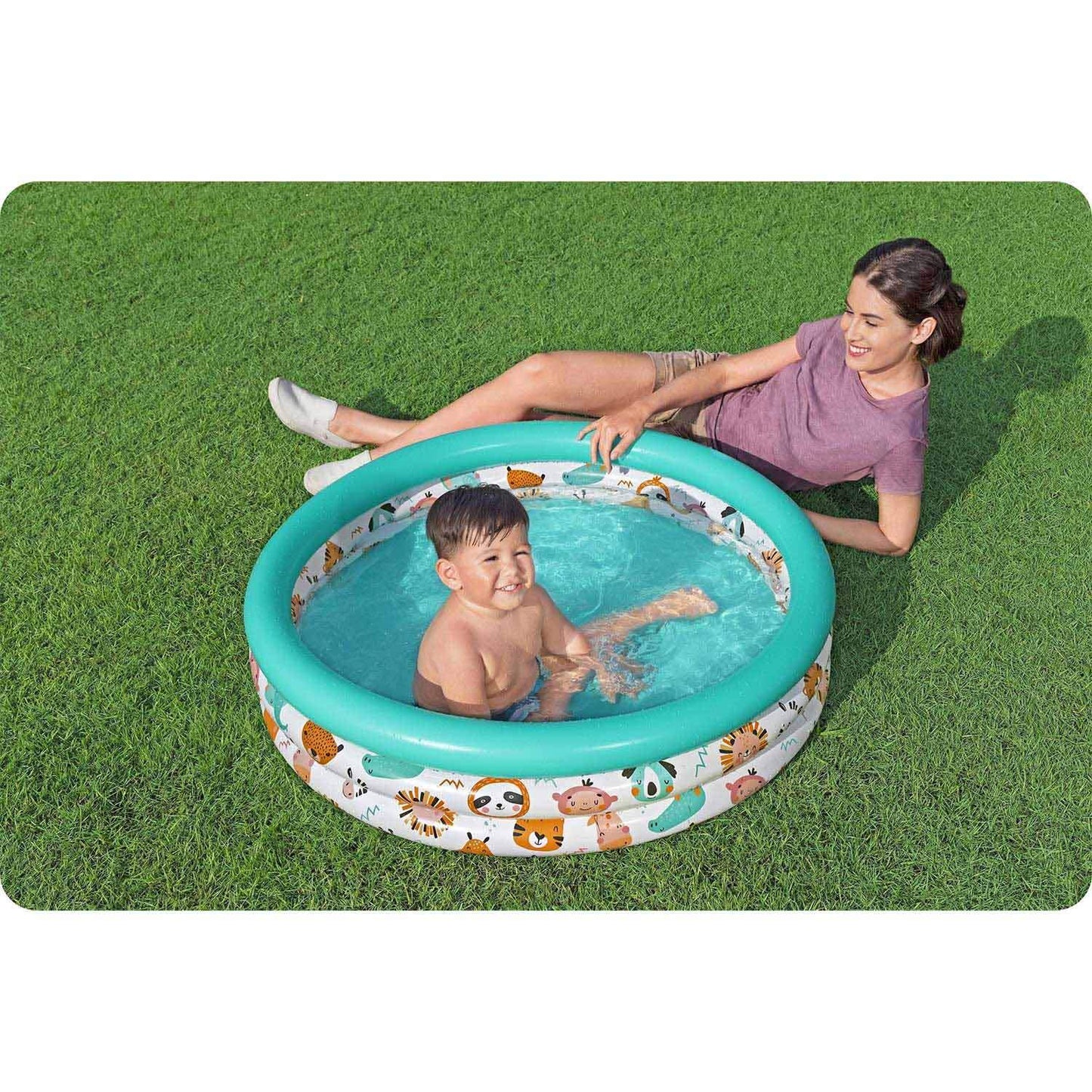 Inflatable pool for children 102x25 cm Bestway 51008N