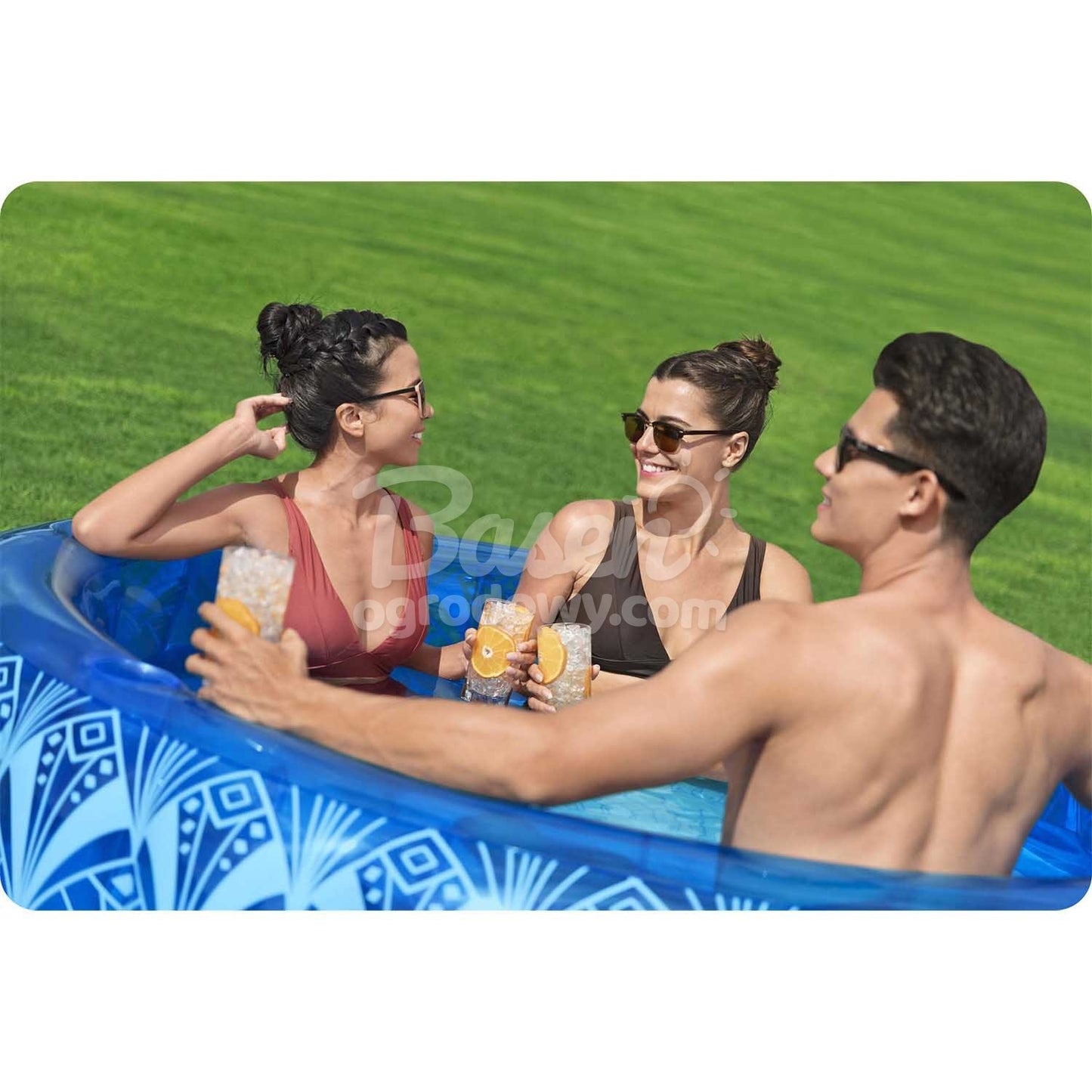 Inflatable pool for children 168x53cm Bestway 54479
