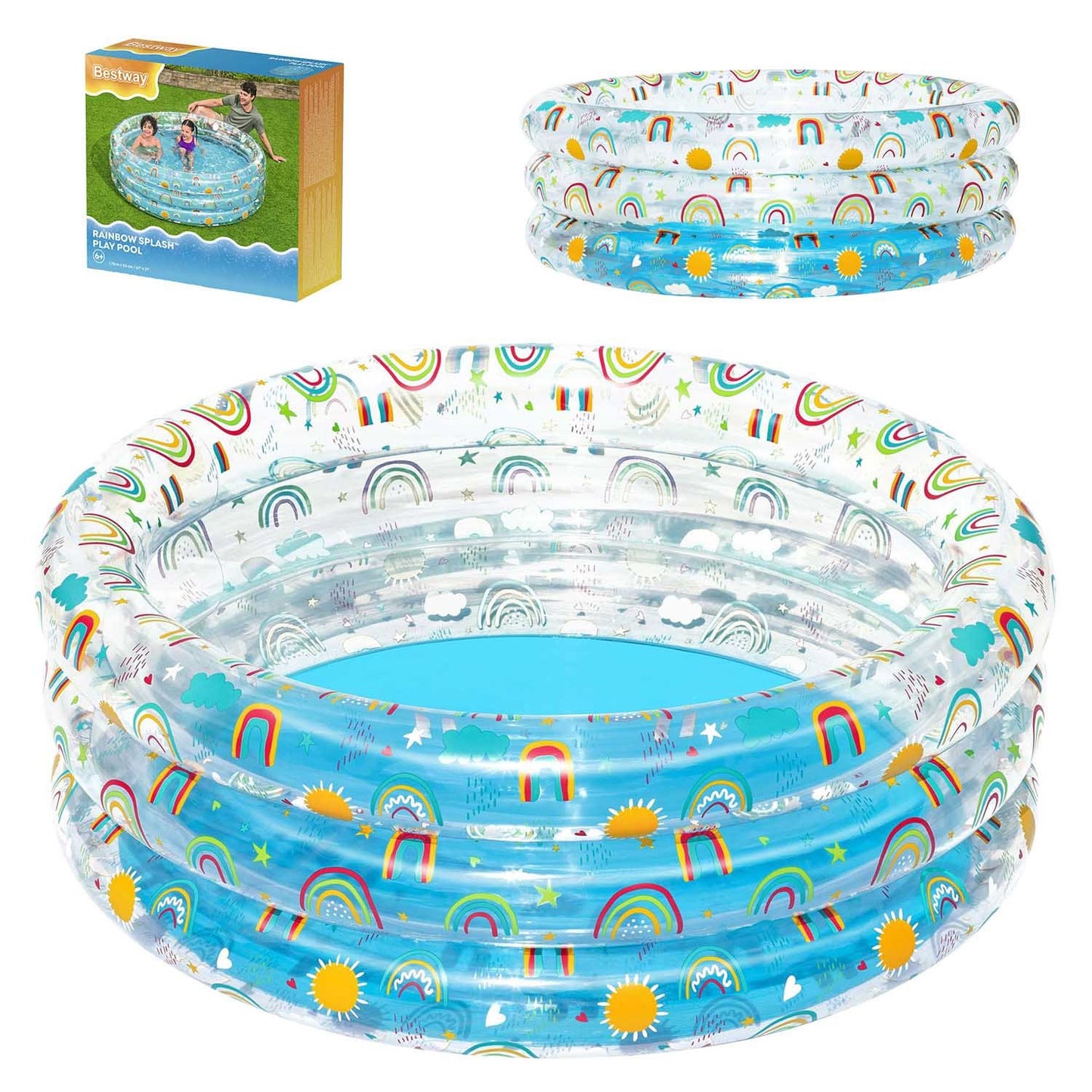 Inflatable pool for children 170x53 cm Bestway 51048