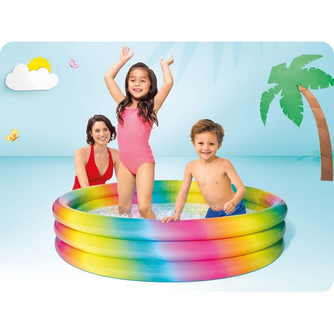Inflatable pool for children Geometry 147 x 33 cm INTEX 58439