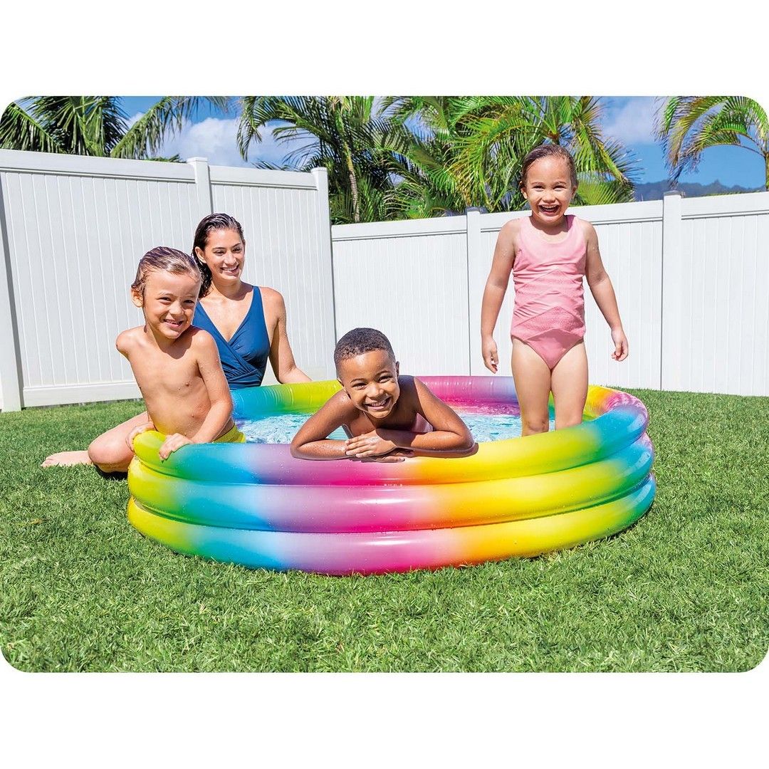 Inflatable pool for children Geometry 147 x 33 cm INTEX 58439