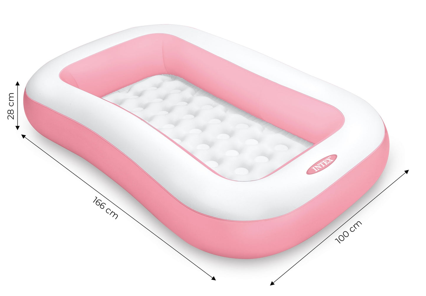 Inflatable pool for children paddling pool 166x100cm INTEX