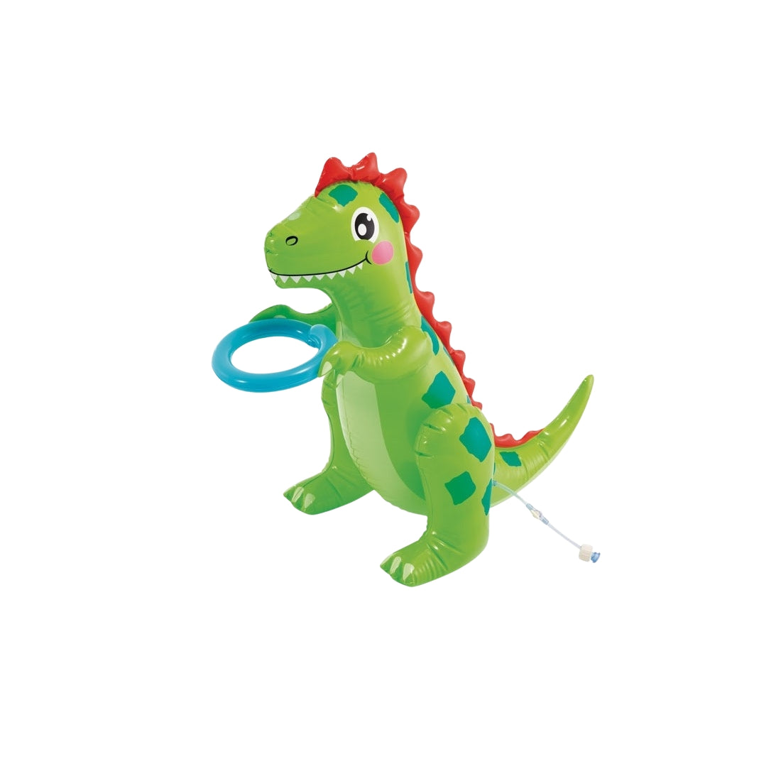 Inflatable pool for children water playground 201x157x69 cm slide fountain dinosaur INTEX 56139