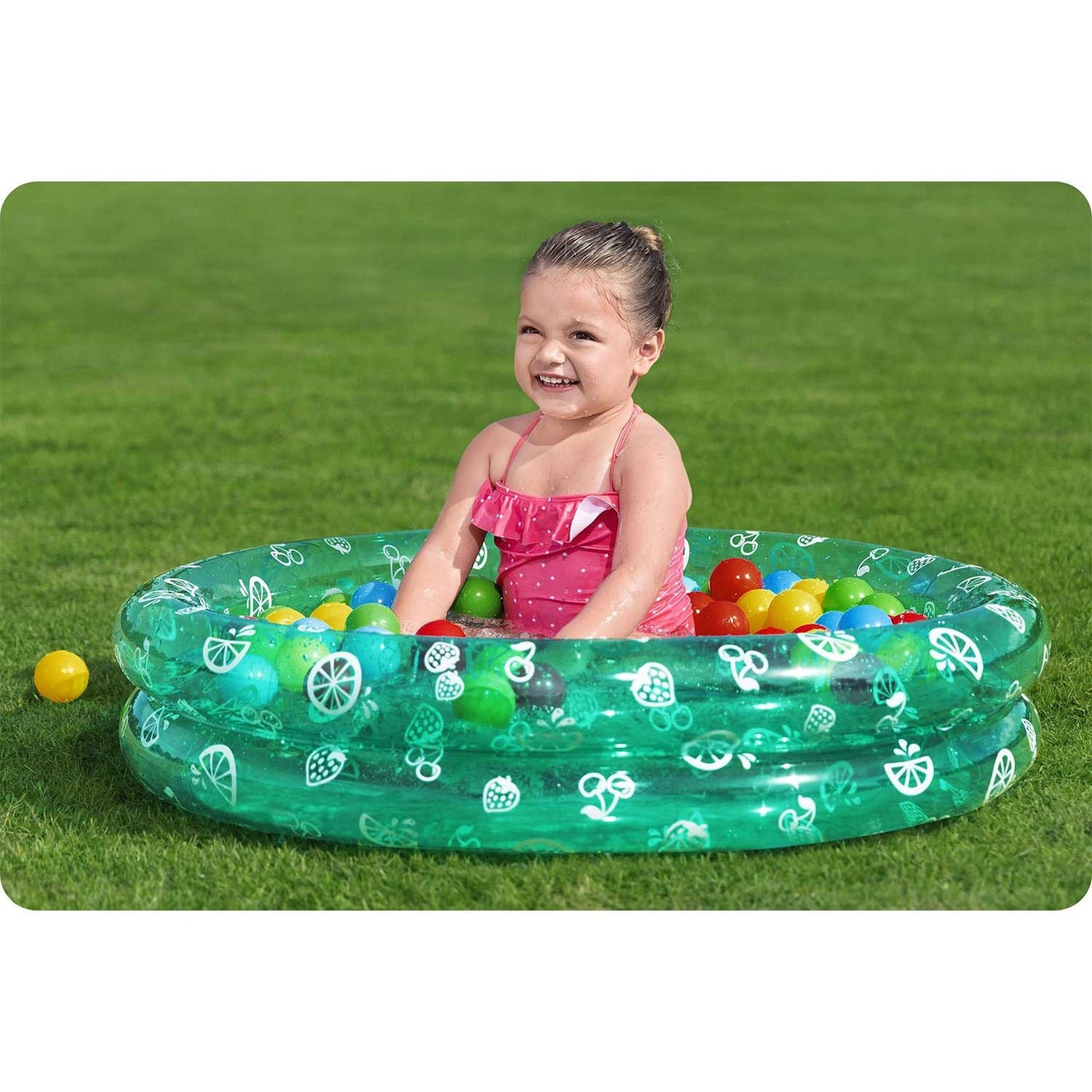 Inflatable pool for children with balls 91x20cm Bestway 51141