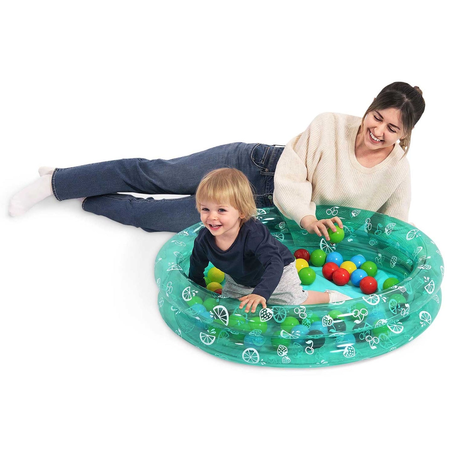 Inflatable pool for children with balls 91x20cm Bestway 51141