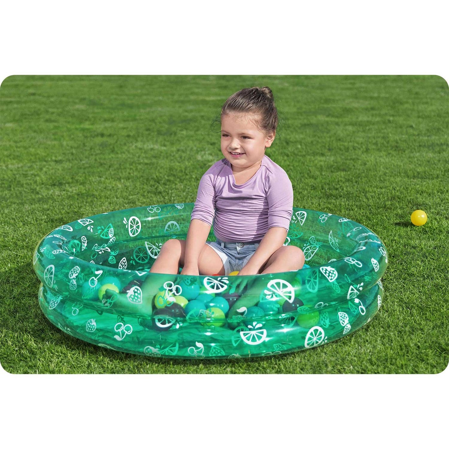 Inflatable pool for children with balls 91x20cm Bestway 51141