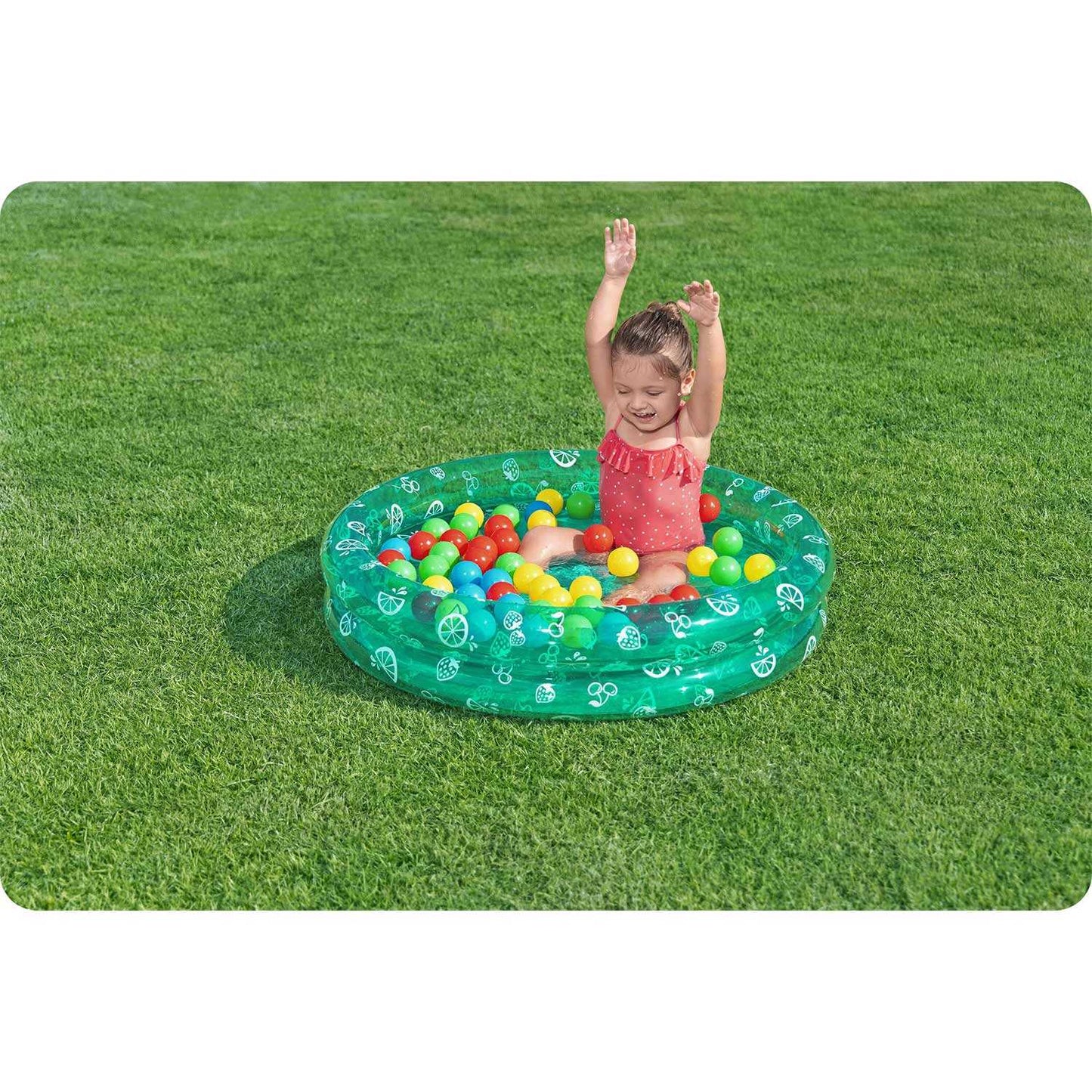 Inflatable pool for children with balls 91x20cm Bestway 51141