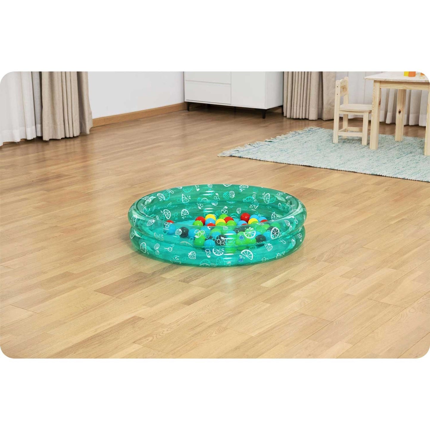 Inflatable pool for children with balls 91x20cm Bestway 51141