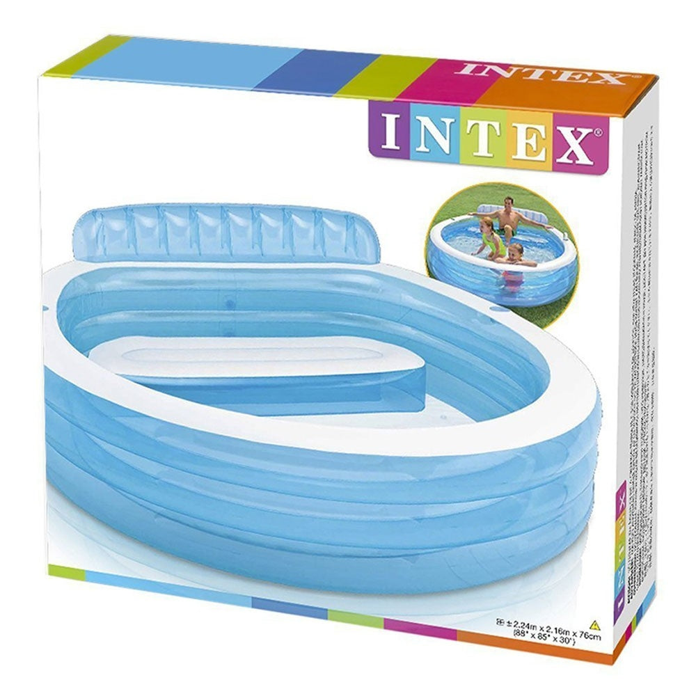Inflatable pool with bench 229 x 218 x 79 cm INTEX 57190