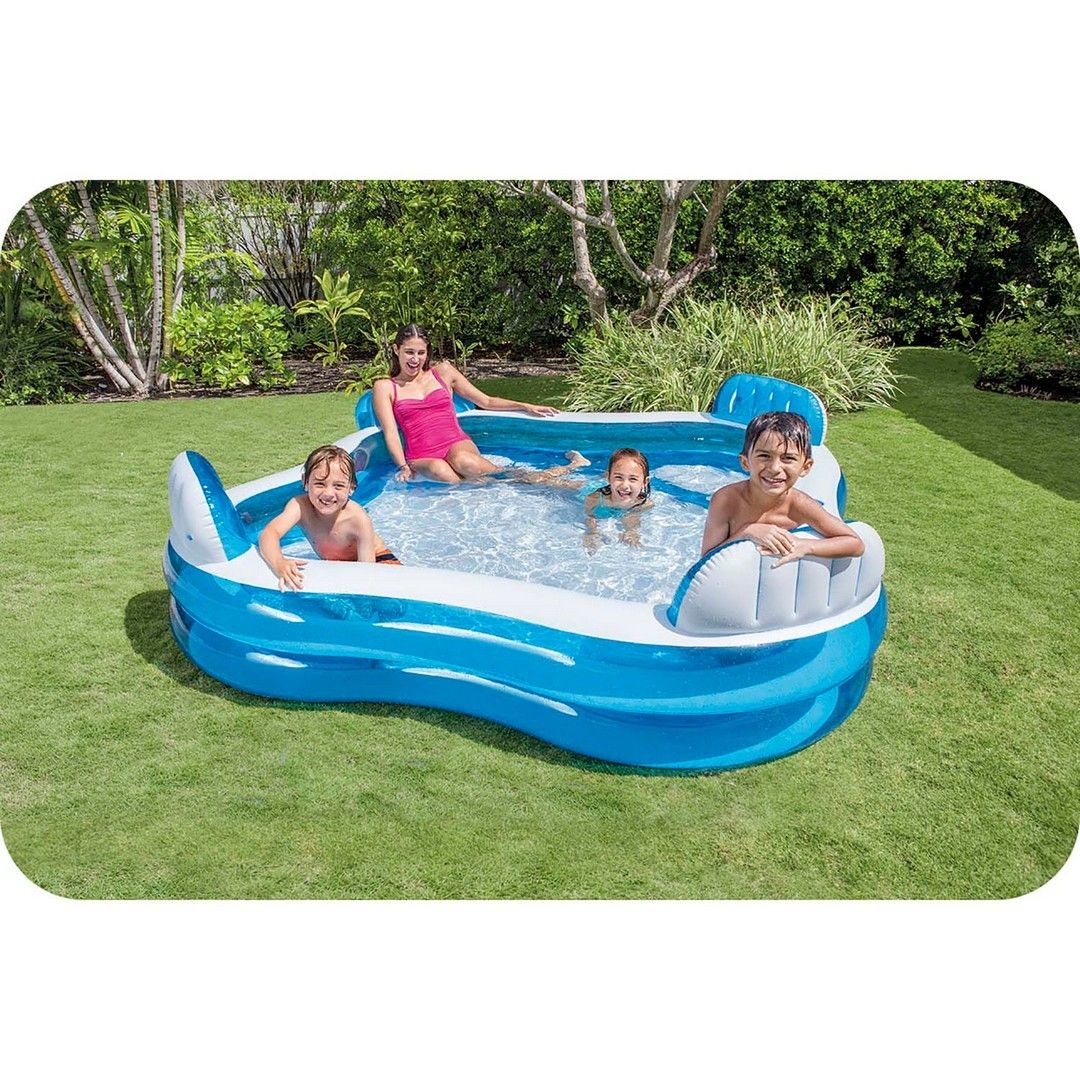 Inflatable pool with seats 229 x 229 x 66 cm INTEX 56475